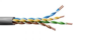 Kabel Instalacyjny FibrainDATA, Kat.5e, 4P, U/UTP, PVC, Eca, 1000m
