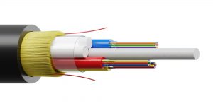 AERO-AS02  <br>Kabel napowietrzny wielotubowy <br>tuba 2.1 mm, siła instalacyjna 2.0 kN