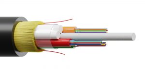 AERO-AS03  <br>Kabel napowietrzny wielotubowy <br>tuba 2.0 mm, siła instalacyjna 3.0 kN