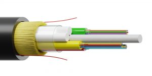 AERO-AS09  <br>Kabel napowietrzny wielotubowy <br>tuba 2.0 mm, siła instalacyjna 9.0 kN
