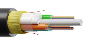 AERO-AS12 <br>Kabel napowietrzny wielotubowy <br>tuba 2.5 mm, siła instalacyjna 12.0 kN