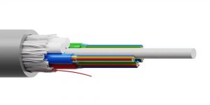 BDC-M015B <br>Kabel wielotubowy wewnętrzny 1.5 kN, <br>tuba 1.8 mm, powłoka LSOH, CPR Eca