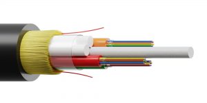 AERO-AS04  <br>Kabel napowietrzny wielotubowy <br>tuba 2.0 mm, siła instalacyjna 4.0 kN