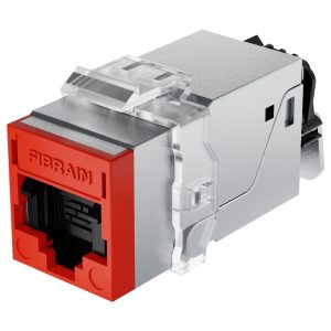 Moduł przyłączeniowy RJ45/s, Kat.6, ekranowany, z adapterem keystone