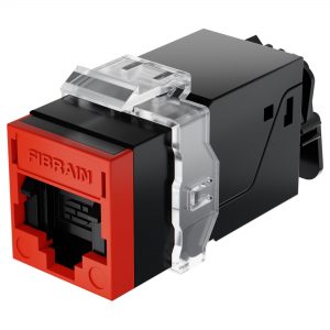 Moduł przyłączeniowy RJ45/u, Kat.6, nieekranowany, z adapterem keystone