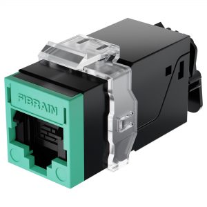 Moduł przyłączeniowy RJ45/u, Kat.6A, nieekranowany, z adapterem keystone
