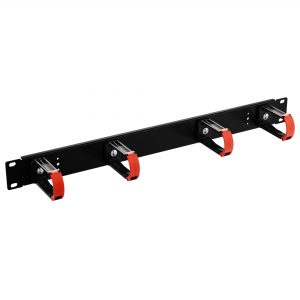 Organizator poziomy kabli 1U 19”