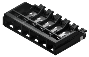 Uchwyt do panela HD 6 x RJ45, z uziemieniem, niewyposażony