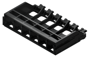 Uchwyt do panela HD 6 x RJ45, bez uziemienia, niewyposażony